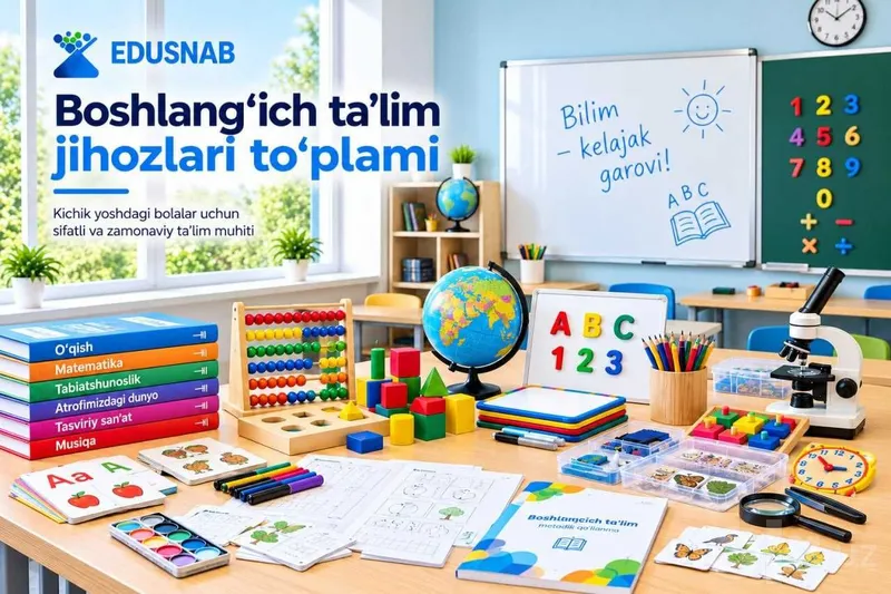 Maktab jihozlari: sanoq materiallari, konstruktor, didaktik to'plamlar 1 Maktab jihozlari: sanoq materiallari, konstruktor, didaktik to'plamlar 1