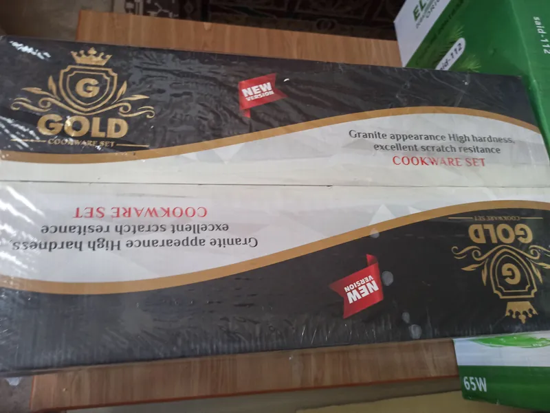Gold cookware set matı qosqon Va qozon naborlari 3