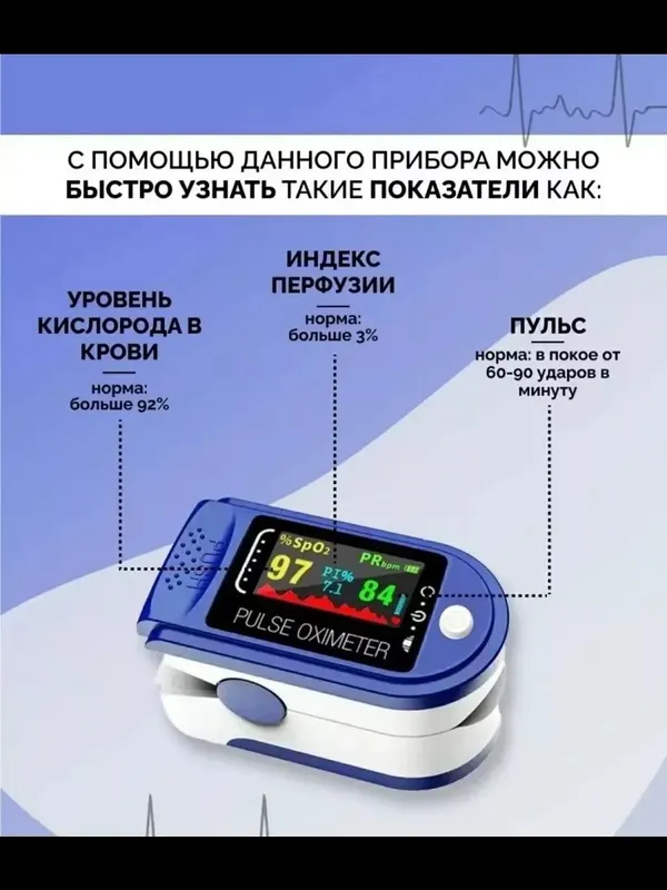 Pulseoximetr пульсоксиметры в ассортименте