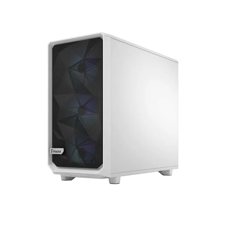 ^ Fractal Design Meshify 2 Compact RGB korpusi - White TG Clear Tint 3