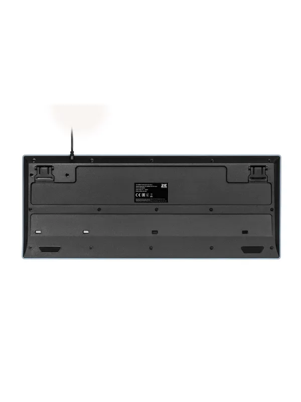 Проводная игровая мембранная клавиатура 2E Gaming KG330 LED-подсветка, 104 клавиши, USB, Black — фото 2