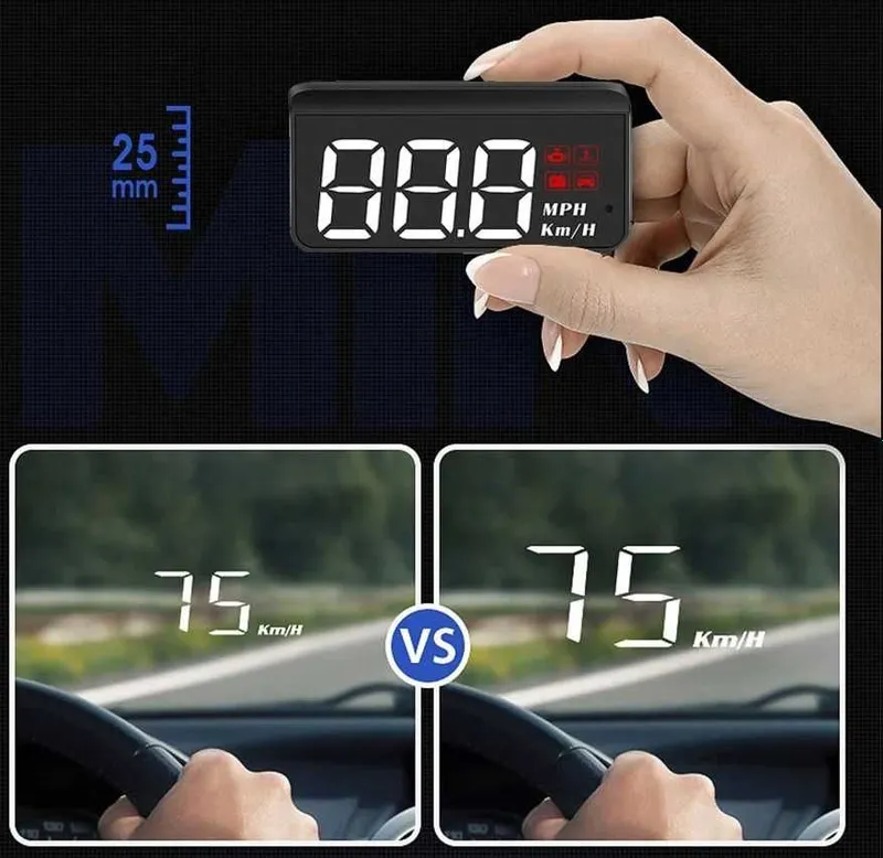 Проектор скорости на лобовом стекле Спидометр Лобовое стекл GPS USB 2