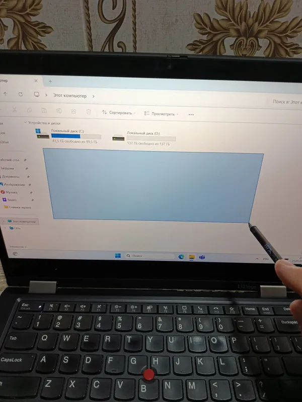 Lenovo sensorli 360° 8/256gb noutbuk hamda planshet 2tasi birda — фото 4