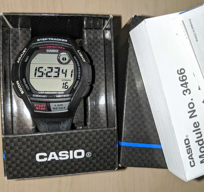 Часы Casio. 2 шт. Вибросигнал. Шагомер. — фото 3