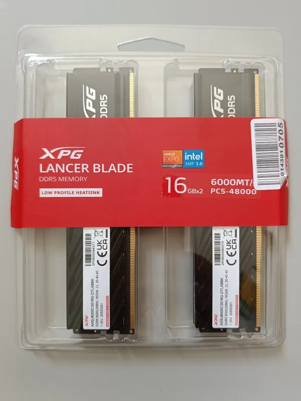 Оперативная память XPG Lancer blade DDR5 32GB 6000 новая. — фото 1