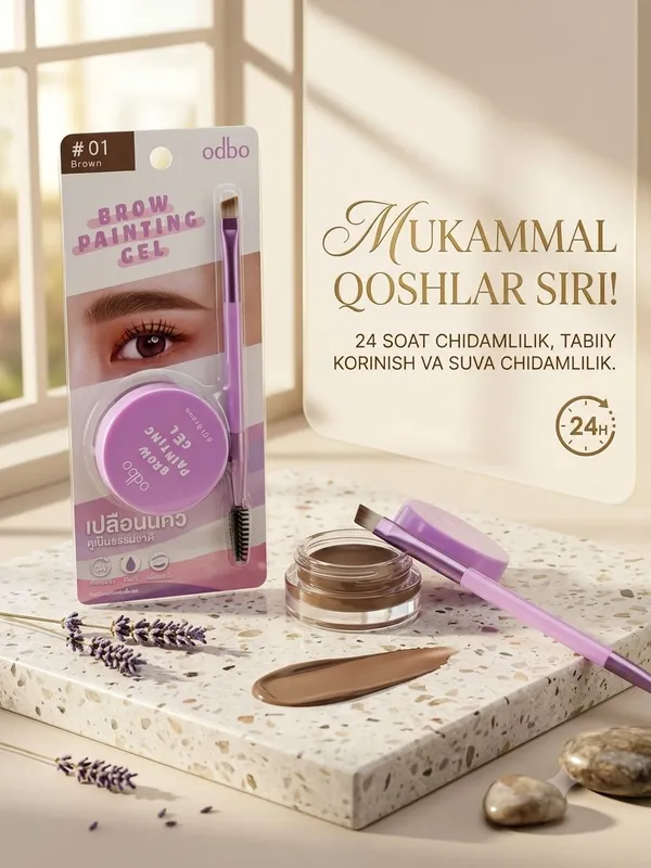 Qosh uchun Vodostoykiy jigarrang gel