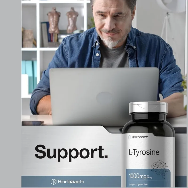 Horbäach L-Tyrosine Supplement,Л- Тирозин Horbäach L-Tyrosine Suppleme — фото 1