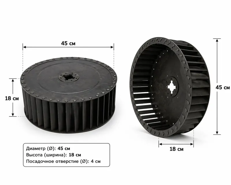 Саноат вентиляторлари blower impeller