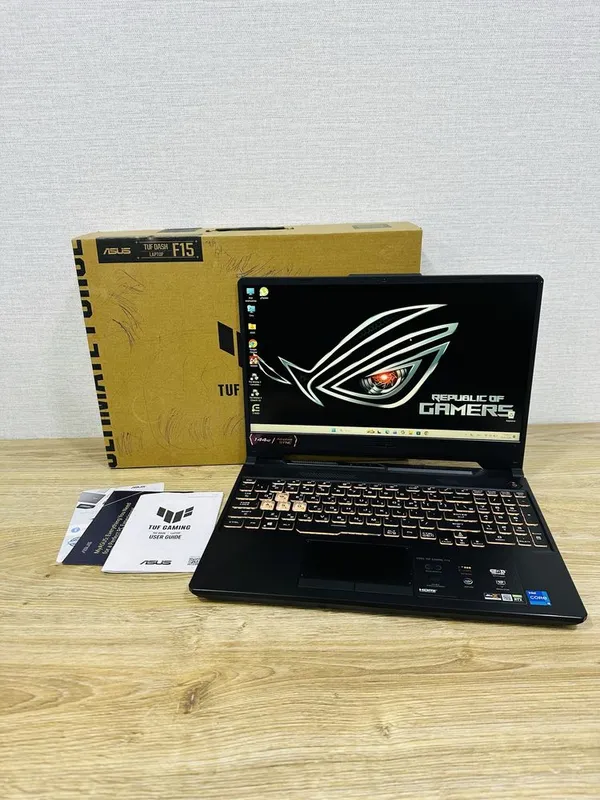 ASUS TUF Core i5-11Gen+RTX3050 Фулл вариант, Топ игровой ноутбук