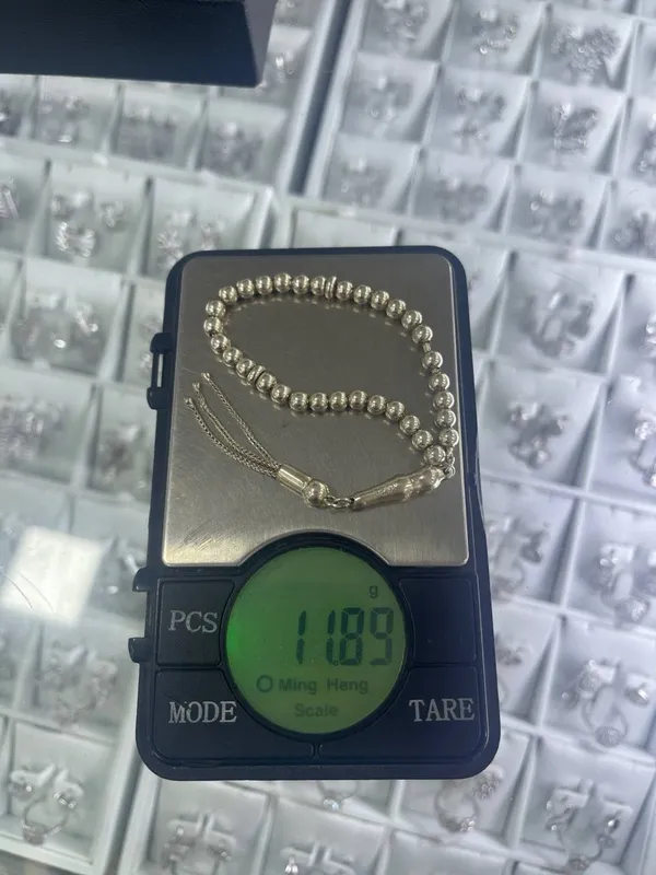 Serebriniy tasbex 33 tali 925 proba