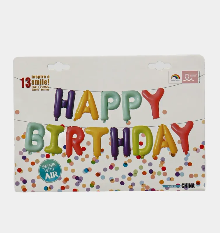 Bayram uchun sharlar(folga shar)Шар happy birthday