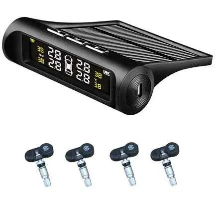 Система контроля давления в автомобильных шинах Solar Power USB TPMS — фото 6