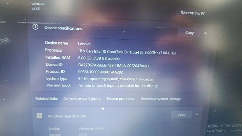 Lenovo i3 Nvidia mx350 — фото 1