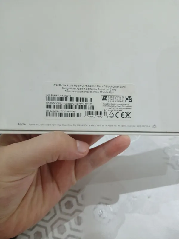 Apple Watch Ultra 3 49mm Black Titanium Original 6 Apple Watch Ultra 3 49mm Black Titanium Original 6