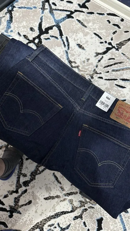 Джинсы Levi's 511 slim fit.38/32. — фото 4