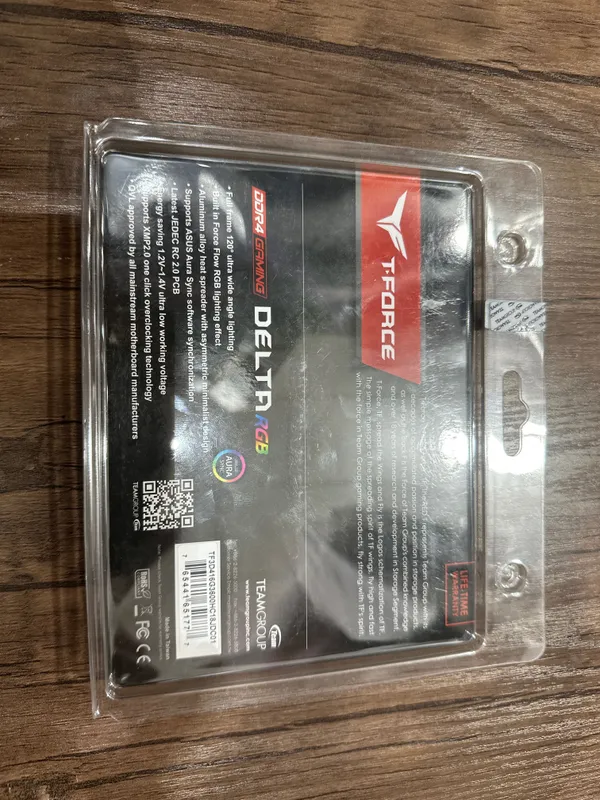TeamGroup T-Force Delta RGB 16GB 3600MHz 2x8gb DDR4 — фото 2