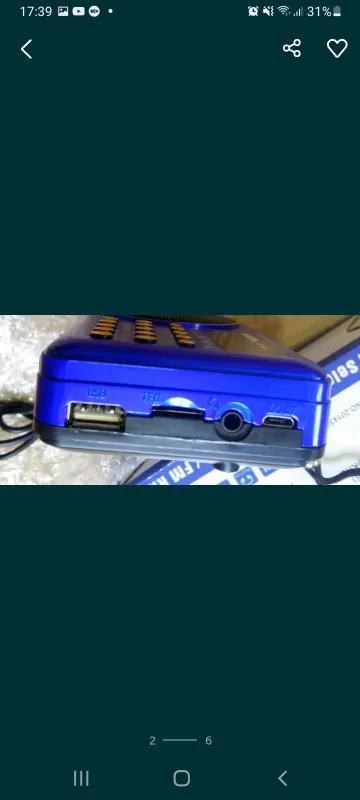 Радио новое цифровое,на акамуляторе.Есть вход для флешки usb. — фото 3