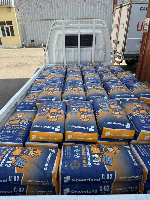 Кафелный клей усиленный с доставкой kafel kley 35 000 сум — фото 3