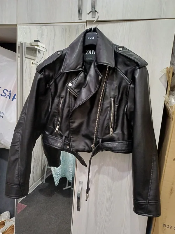 Продаётся кожаная куртка Zara — фото 4