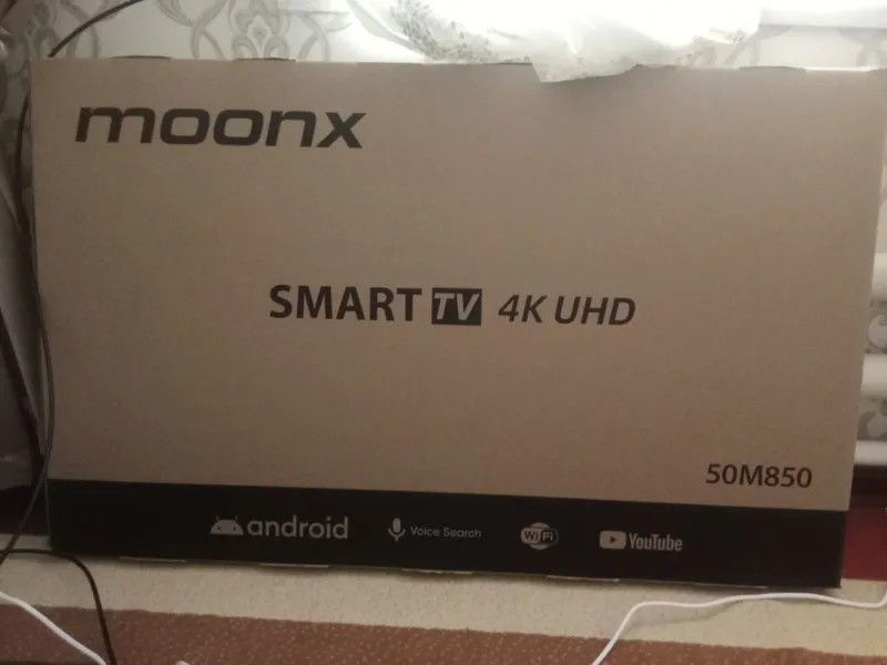 Yangi Moonx 50M850 SMART TV – 4K UHD Umuman ochilmagan, qutisi ham