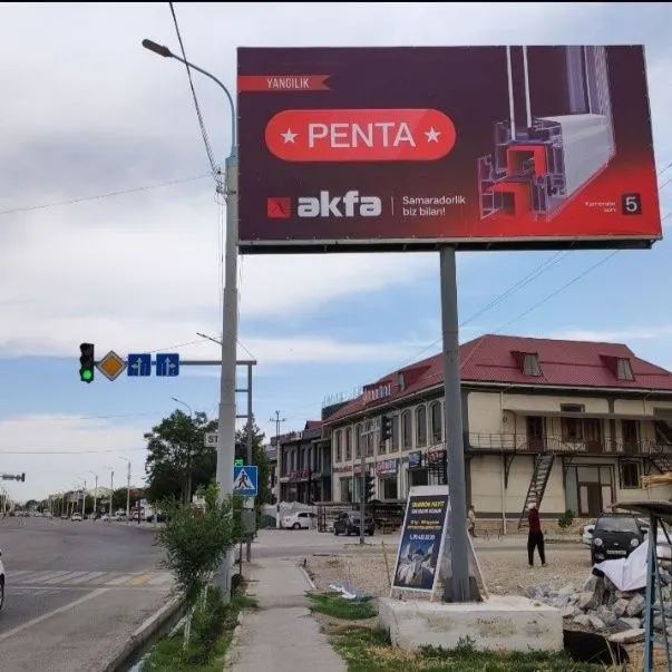 Vodiyda bilbordda reklama/Реклама на билбодах в долине./Баннерларда. — фото 7