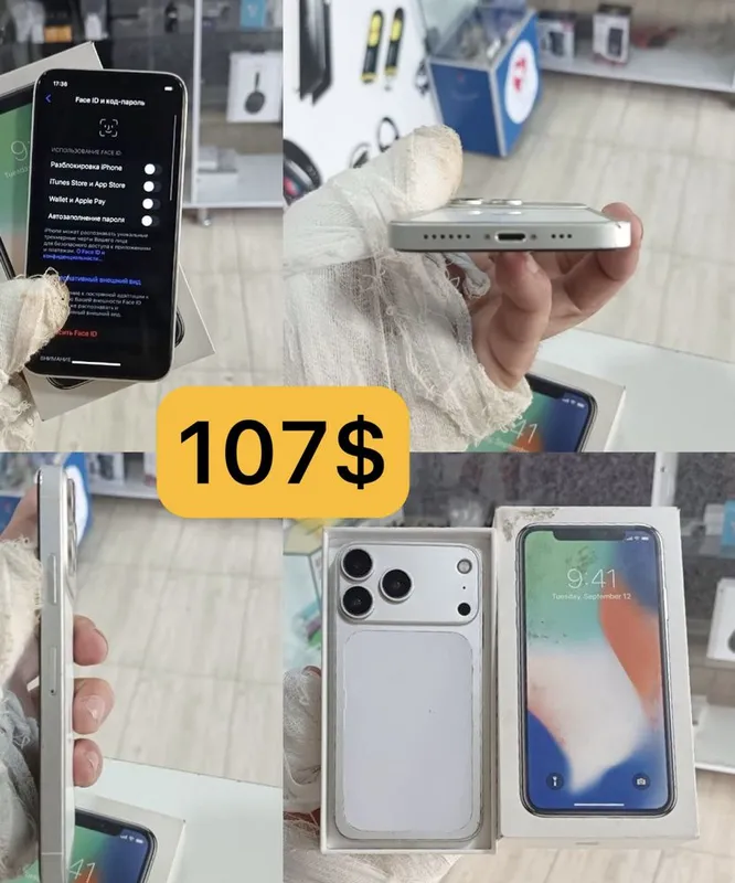 Iphone x 17 korpusda yomks 76 fes id ishlaydi hamma joyi radnoy