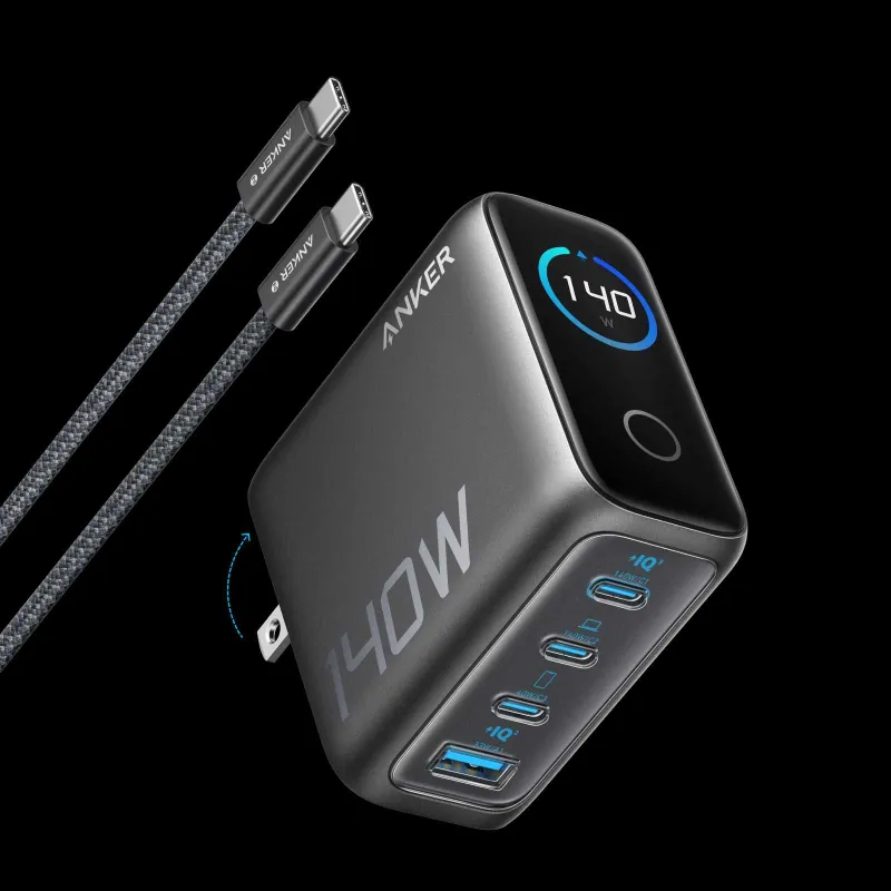 Зарядка Anker Charger 140W, 4-Port, PD 3.1