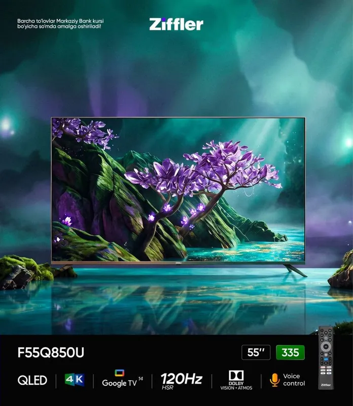 Телевизор Ziffler f55