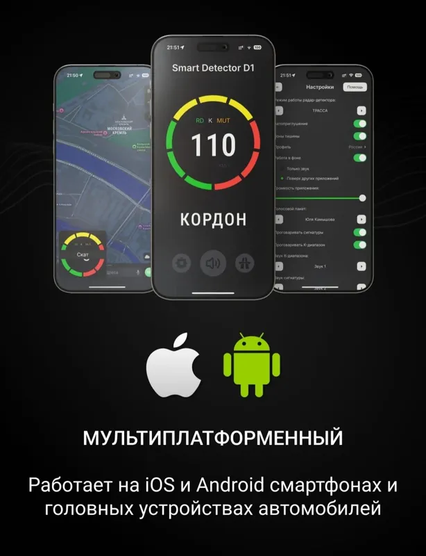 Радар детектор. Smart Detector D1L — фото 1