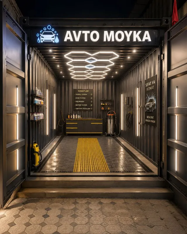 Готовое место под автомойку сдается в аренду 24/7 4