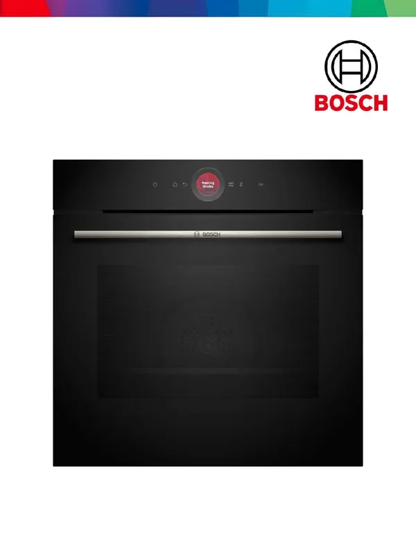 8-seriya 60 x 60 cm o‘rnatiladigan duxovka shkafi Bosch HBG7341B1