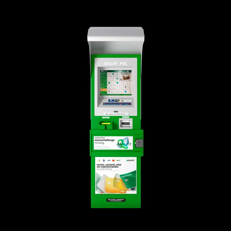 To‘lov, Bankomat va Paynet Kiosk bir joyda To‘lov, Bankomat va Paynet Kiosk bir joyda