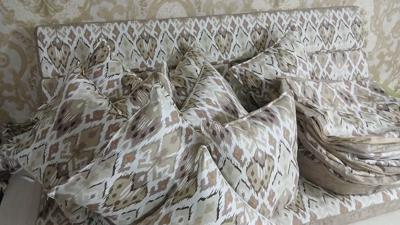 Dak matosidan boʻlgan yostiqlar, sedushkalar va koʻrpachalar — фото 4