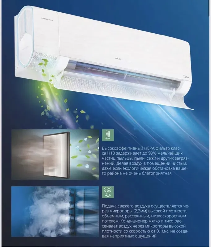 Кондиционер AUX FADR 12 Inverter бесплатна даставка — фото 1