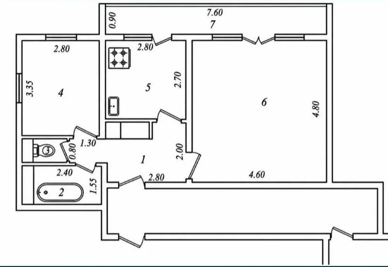 2/5/9. 60 m2 Algoritm 31-kvartal Shoshilinch