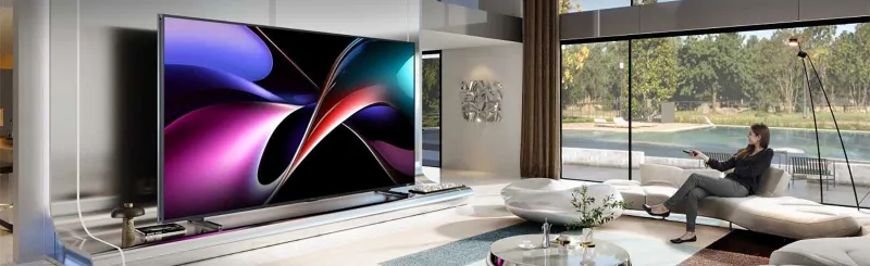 Телевизор HISENSE 116UXQ самый большой телевизор на Узбекистане — фото 1
