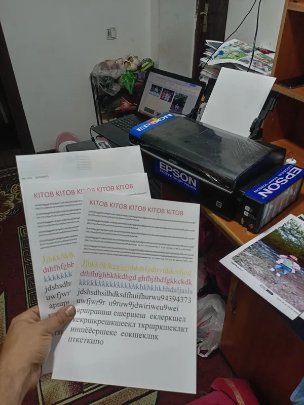 EPSON L800, быстрый 6-цветный принтер, сопла 100% 4