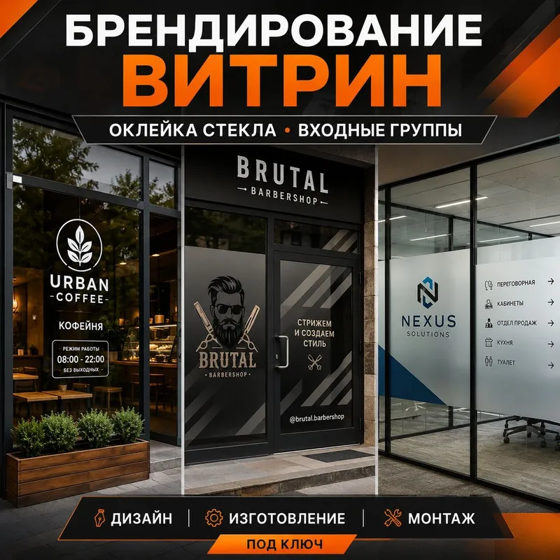 Брендирование окон и витрин для бизнеса