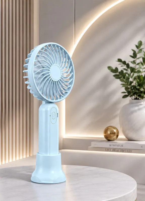 Mini ventilator, qoʻl va stol uchun qulay — фото 2