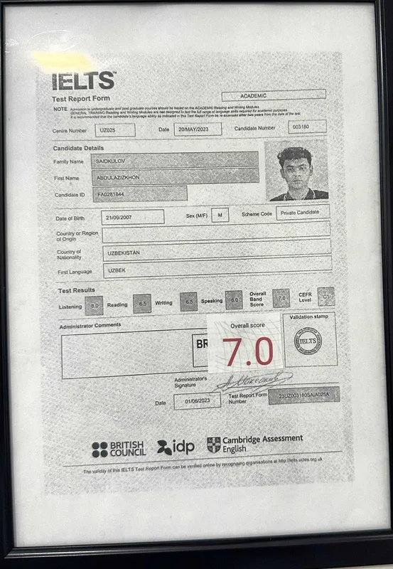 IELTS 8.5 STUDENT /General English, Cefr, Speaking, Individual lessons 8 IELTS 8.5 STUDENT /General English, Cefr, Speaking, Individual lessons 8