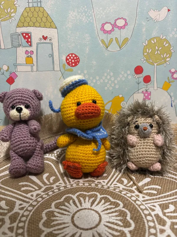 Вязаная игрушка ручной работы 2