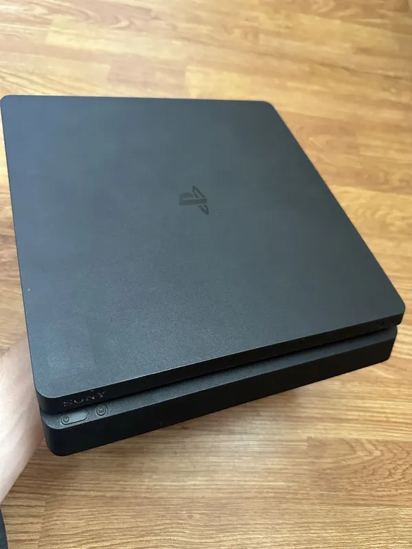 Playstation 4 Slim+ 2 Ta original Pult+ siz hohlagan uyinlarni yozib b — фото 4