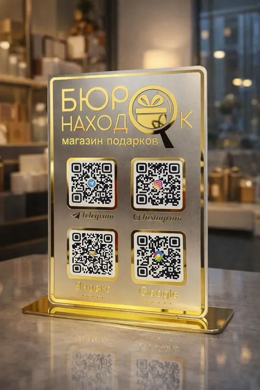 QR to‘lov stendi / QR-стойка для оплаты — фото 1