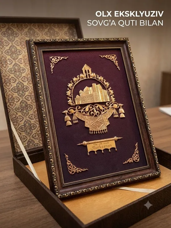 Eksklyuziv Suvenir Panno — "Turkestan / The Silk Road" 2 Eksklyuziv Suvenir Panno — "Turkestan / The Silk Road" 2