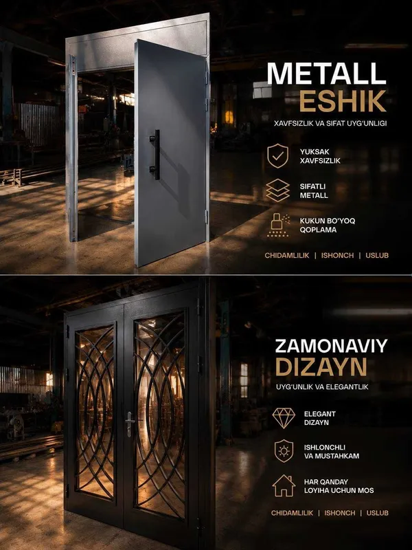 Металлические двери и входные двери ешик kirish eshiklari temir eshik