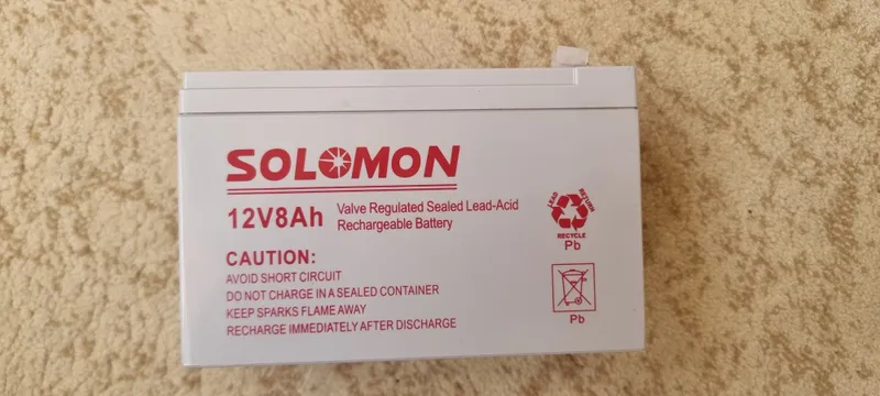 Аккумулятор Solomon 12v 8ah — фото 1