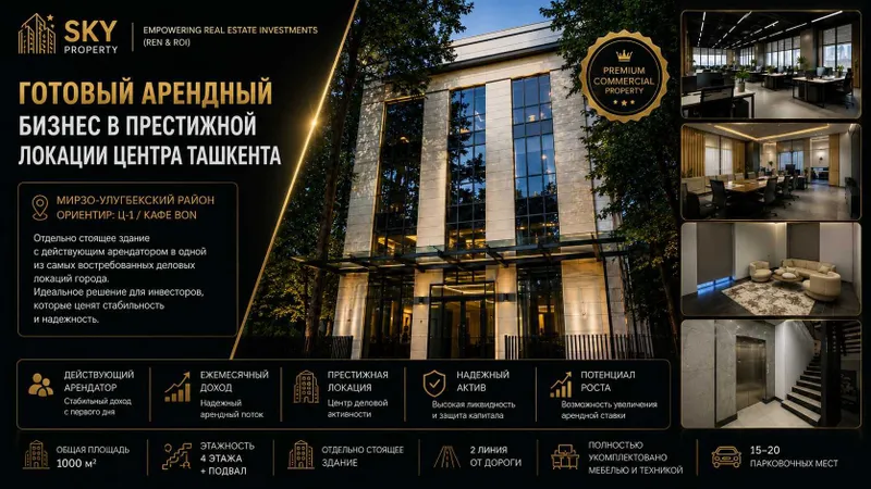 Готовый арендный бизнес в престижной локации Ц-1