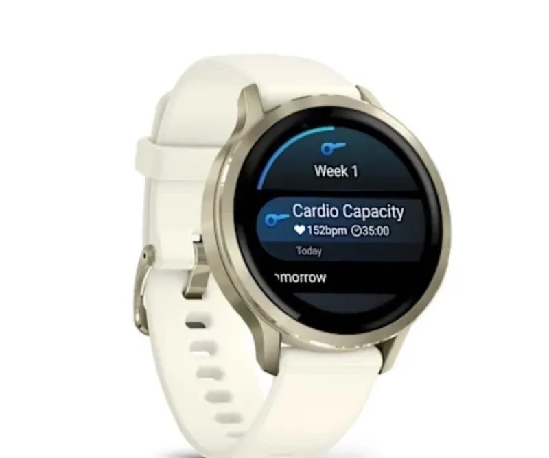 Смарт-часы Garmin VENU® 4 – 41 mm, Lunar Gold with Bone Silicone Band 1 Смарт-часы Garmin VENU® 4 – 41 mm, Lunar Gold with Bone Silicone Band 1