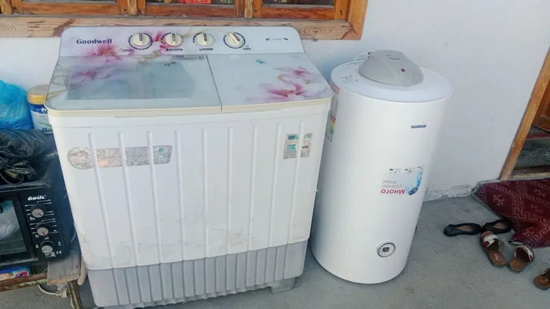 9 kilolik poʻlavtomat kir yuvish mashinasi