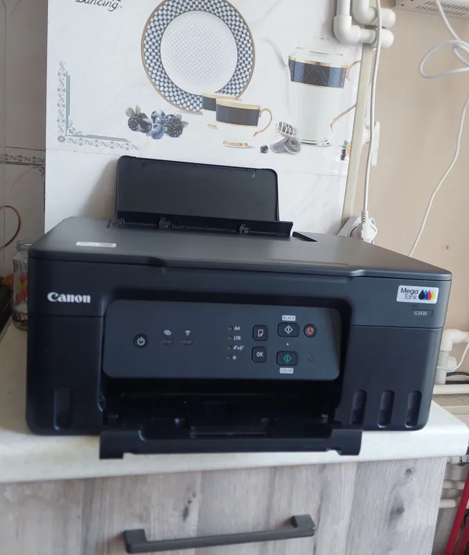 Принтер Canon G3430, также есть сканер, 4-х цветный 3